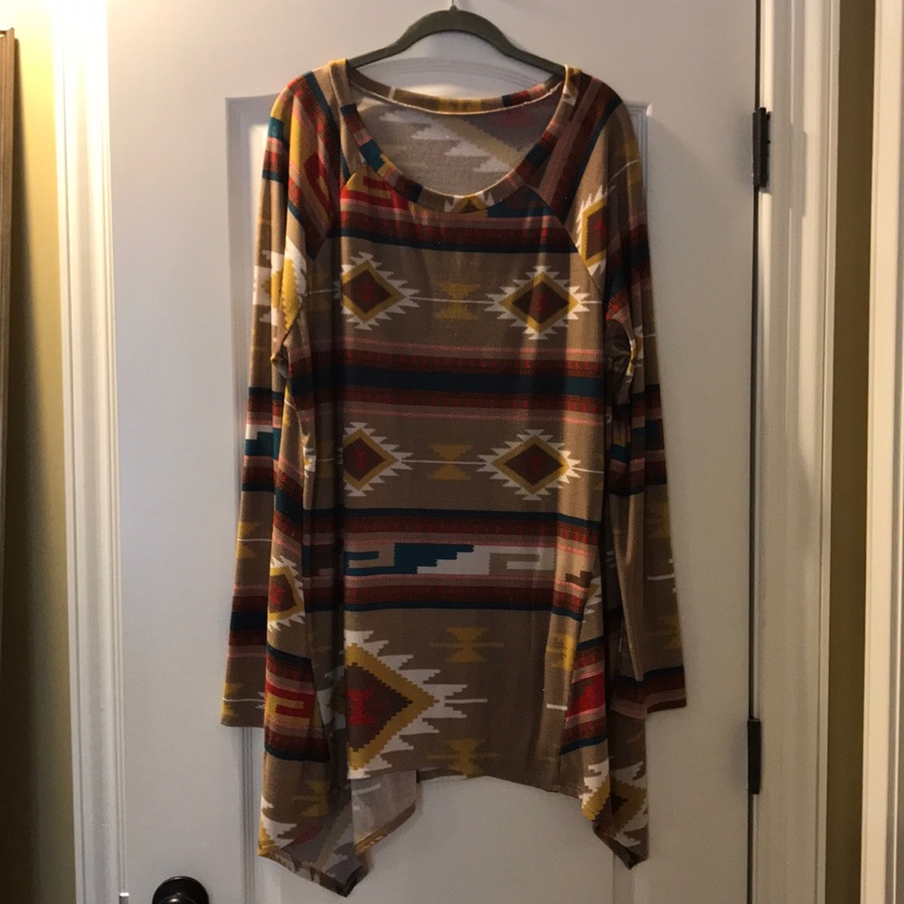 Tribal print tunic